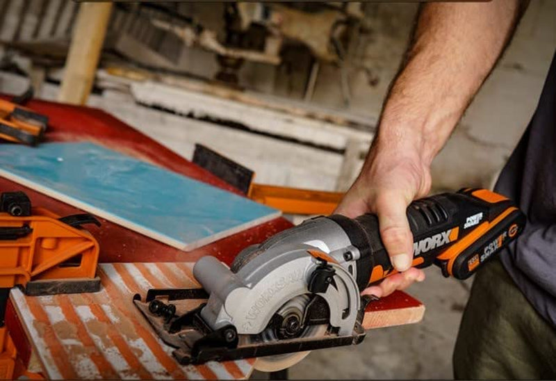 WORX 20V Cordless WORXSAW 85Mm Compact Circular Saw Skin (POWERSHARE Battery/Charger Not Incl.) - WX527.9