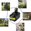 18V 5000 Mah Battery for Ryobi One+ RB18L50 BPL-1815 BPL-1820G BPL1820 BPL18151 P102 P103 P104 P105 P106 P107 P108 Power Tool with LED Charge Indicator