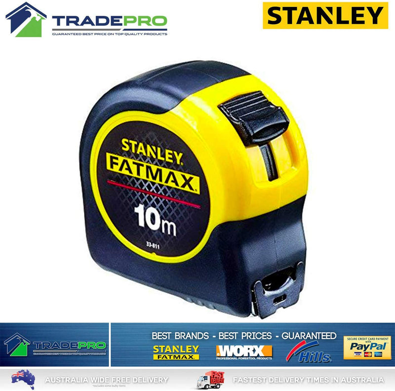 Stanley Fatmax Blade Armour Tape Measure, 10 Meter Size