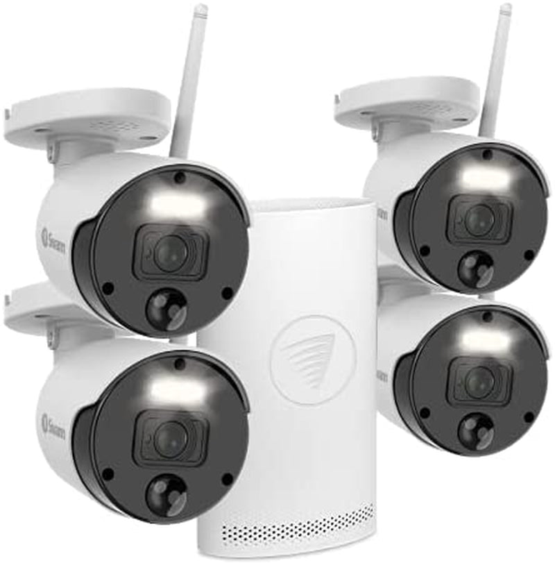 Swann 4 Camera 4 Channel 1080P HD Wi-Fi NVR Security System, Multi-Colored, SWNVK-500SD4-AU