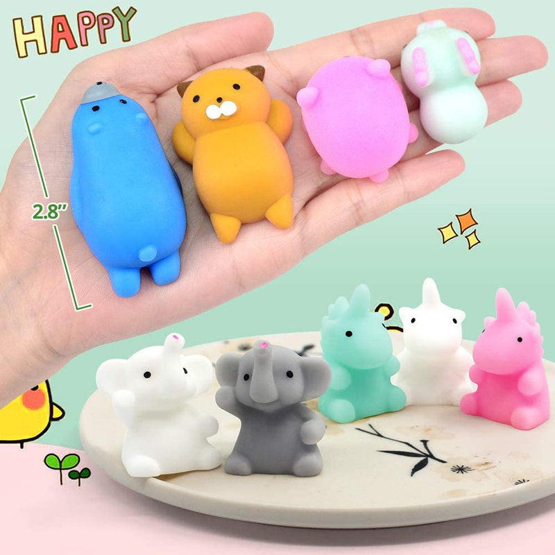Mochi Squishy Toys , 36 Pcs Mini Squishy Animal Toys Squishy Fidget Toys  Squish