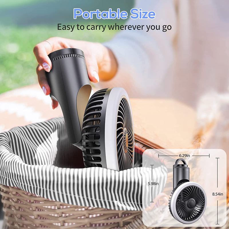 10000mah battery operated camping fan with