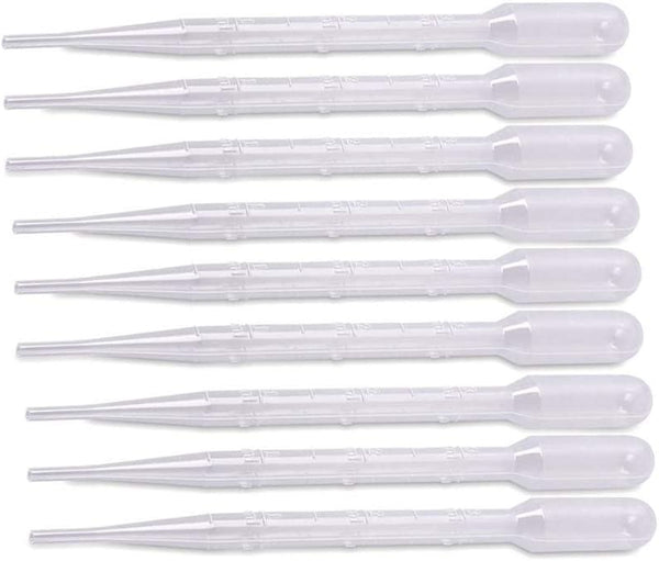 Pack of 100 Plastic Transfer Pipette Disposable Plastic Transfer Pipettes