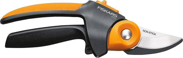 Fiskars 392791-1001 N/Aa Powergear2 Softgrip Pruner, Black/Orange