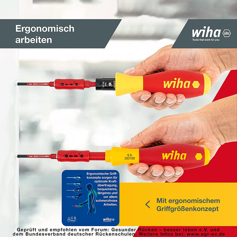 Wiha 2872T13 Torquevario-S Electric 0,8-5,0 Nm, Multi-Colour, Set of 13 Piece