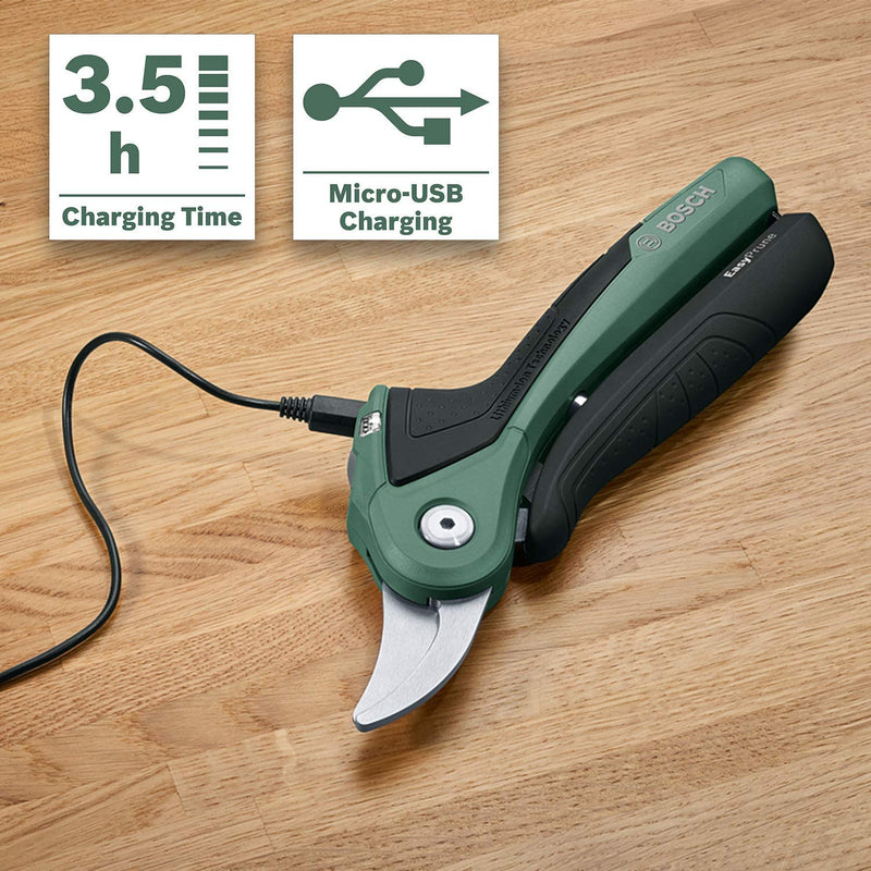 Easyprune Cordless Powered Secateurs (Integrated Lithium Ion Battery, 3,6 Volt, in Blister Pack)
