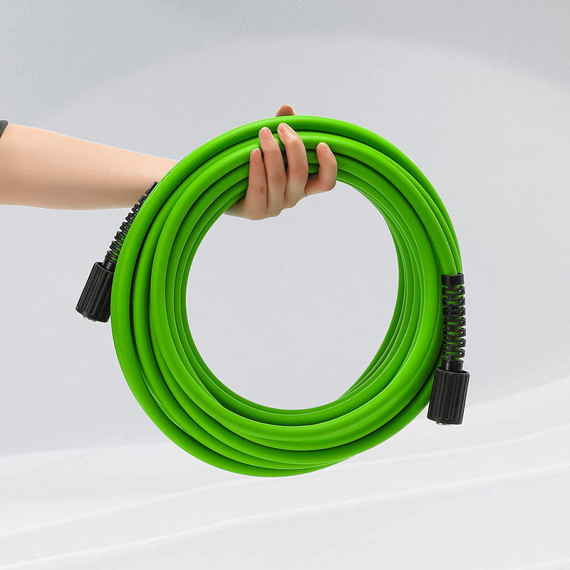 FIXFANS Pressure Washer Hose – 1/4 X 100 FT High Power Washer Extension  Hose – Kink & Wear Resistant High Pressure Hose for Replacement –  Compatible