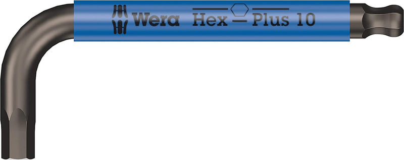 Wera 950/9 Hex-Plus Multicolour 2 Hex-Plus Blacklaser Metric 2 L-Key Set 9 Pieces, 9 Pieces