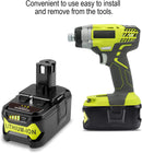 18V 5000 Mah Battery for Ryobi One+ RB18L50 BPL-1815 BPL-1820G BPL1820 BPL18151 P102 P103 P104 P105 P106 P107 P108 Power Tool with LED Charge Indicator