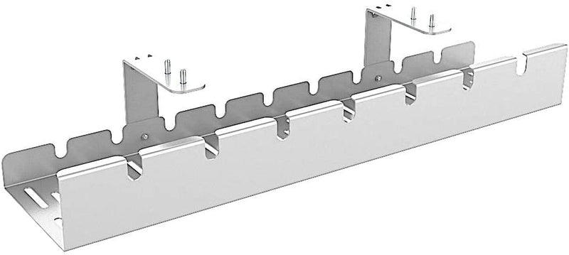 Gku under Desk Cable Management Tray Cord Wire Organiser Wire Management - Metal Wire Cable Tray for Office and Home. Perfect Standing Desk Cable Tray Ac1011(White)