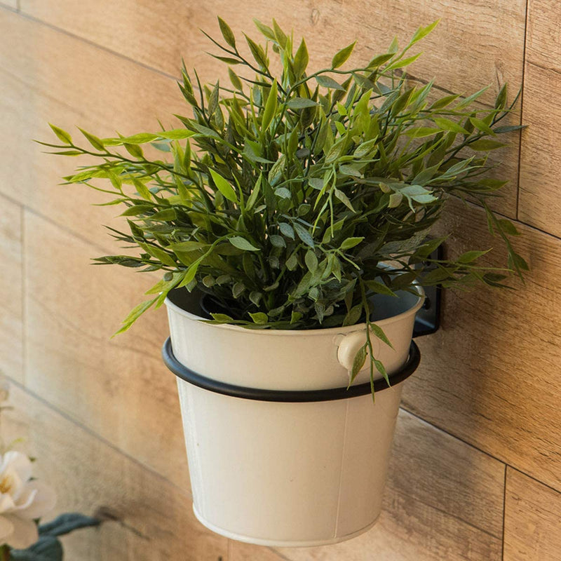 ORZ Garden Planter Flower Pot Ring Foldable Wall Bracket,6.88 Inch
