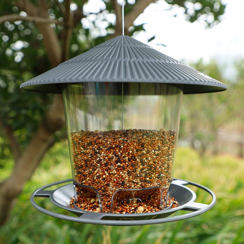 Panorama Bird Feeder,Hanging Gazebo Wild Bird Feeder -Perfect for Garden  Decoration and Bird Watching for Bird Lover