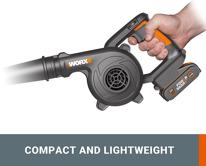 WORX 20V Workshop Blower - Skin Only (POWERSHARE Battery Required) - WX094.9