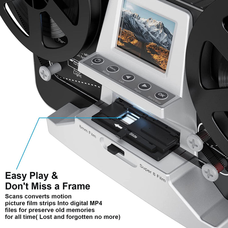 8mm and Super 8 Reels Movie Digitizer Film Scanner Pro