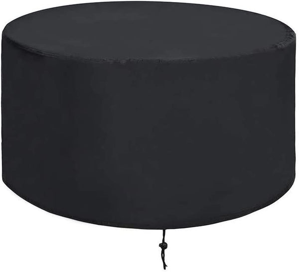 Fire Pit Cover Valuehall Outdoor Furniture Cover Patio round Bowl Cover Heavy Duty 420D Waterproof Table Cover Outdoor Barbecue Grill Dust Cover V7084A (40 Inch)