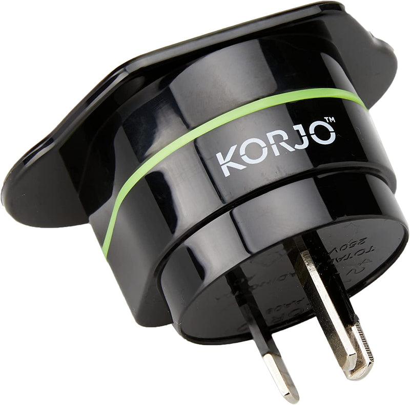 Korjo AU Travel Adaptor, for India and South Africa Appliances, Use in Australia, NZ, More