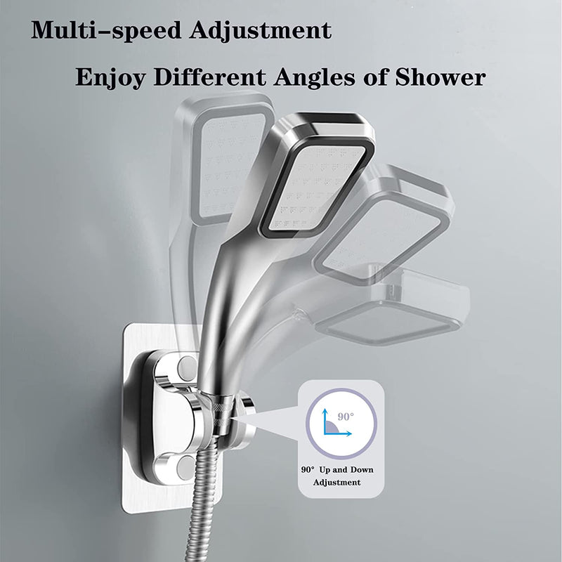 2 Pack Shower Head Holder,Adjustable Handheld Shower Wand Holder Stron
