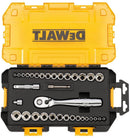 DEWALT Socket Set, 3/8-Inch Drive, Sae/Metric, 34-Piece (DWMT73804)