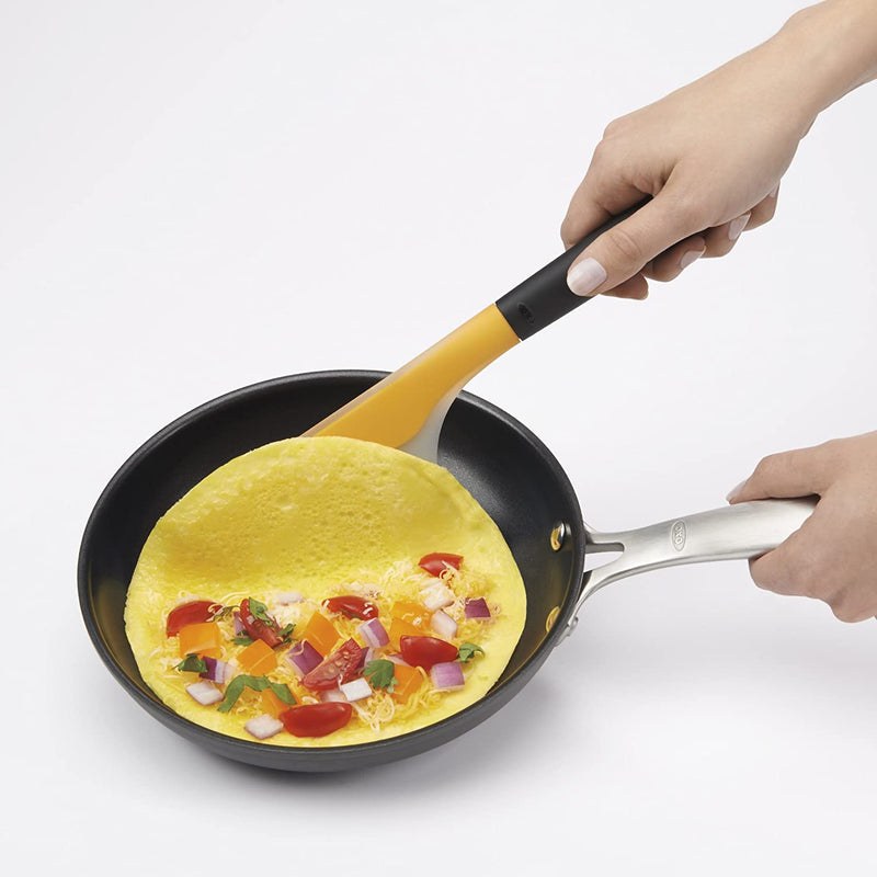 OXO Good Grips Flip and Fold Omelet Turner, Small, Yellow, Mini, 11140800