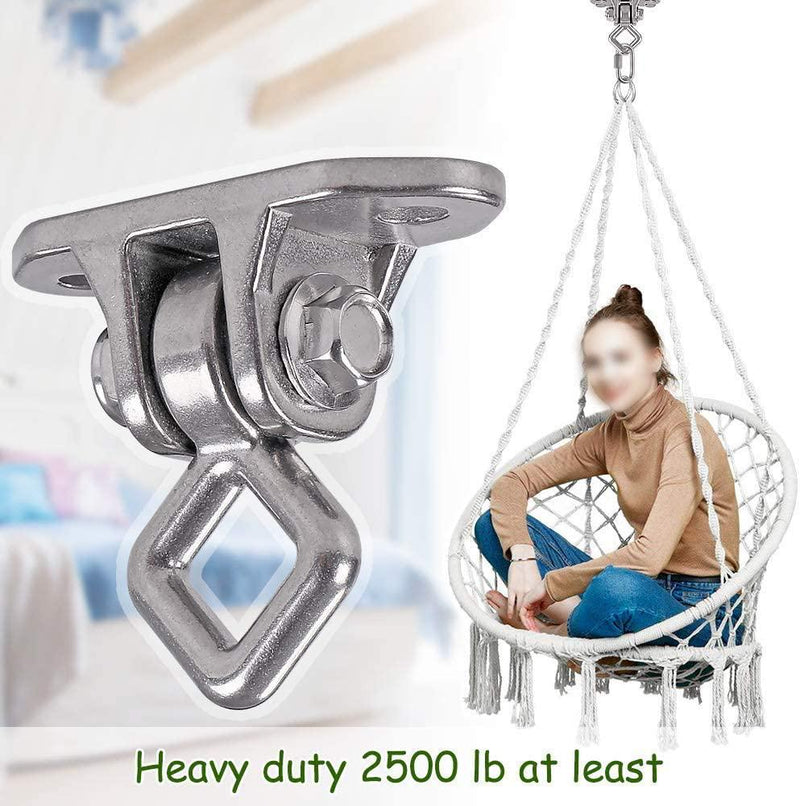 9M 2Sets Stainless Steel 304 Heavy Duty Hanger Playground Porch Swing