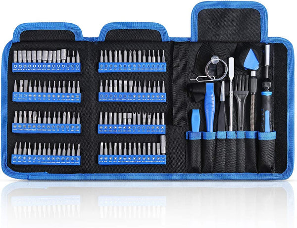 Precision Screwdriver Set, 126 in 1 Repair Tool Kit, Magnetic Driver Kit for Mobile Phone Smartphone Game Console Tablet, PC