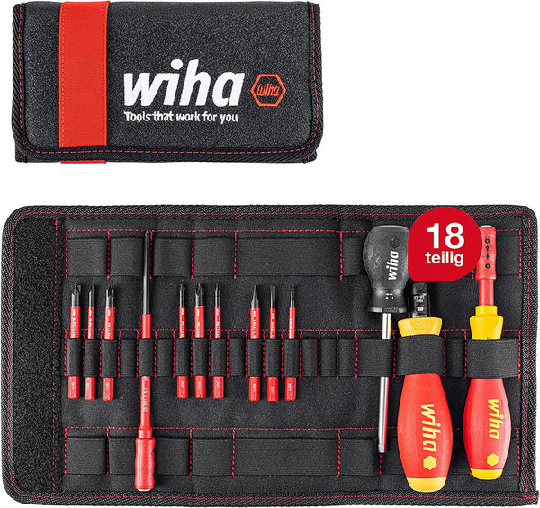 Wiha 2872T13 Torquevario-S Electric 0,8-5,0 Nm, Multi-Colour, Set of 13 Piece