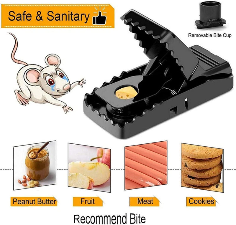 8PCS Mouse Traps, Mice Traps for House and Farm, Pest Control Traps Small Mice Traps Indoor Catcher