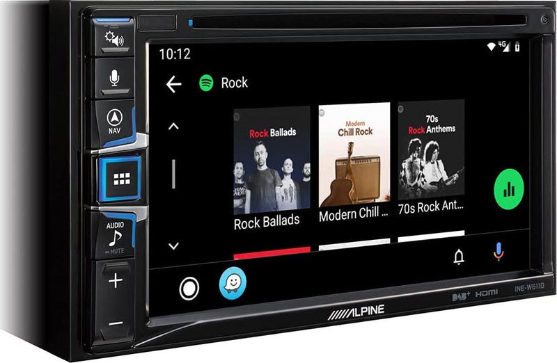 ALPINE INE-W611D Car Radio, Multimedia, Colour Black, 2 DIN