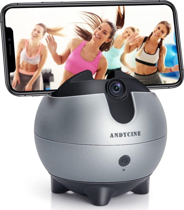 ANDYCINE Face Motion Tracking Phone Holder Ai Follow No App/WiFi Needed Fast Response Selfie Mount