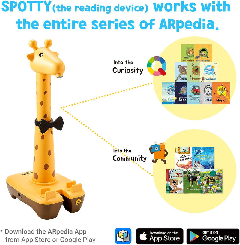 ARPEDIA Into The Curiosity Q 3D Digital Contents with 10 Paper Books Fun Interactive Hands-on STEM Learning Activities Games with AR Technology - Educational Gift for Girls and Boys