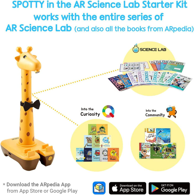 ARpedia AR Science Lab Full Kit | Stem Projects for Kids | 3D Digital Interactive Books for Kid | Kids Learning Activities | Electronic Book Reader | Stem Toy | Learning and Education Toys | Science Kit