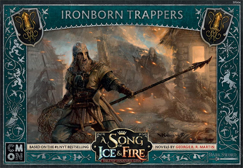 A Song of Ice and Fire: Tabletop Miniatures Game Ironborn Trappers Strategy Miniature War Game for Teens and Adults Ages 14+ for 2 Players Average Playtime 45 60 Minutes Made by CMON (SIF904)