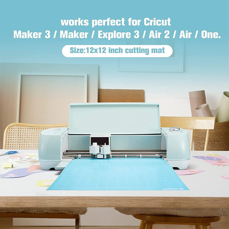 Adhesive Cutting Mat 12 x12 for Cricut Explore Air 2/Air/One/Maker - 4 Pack