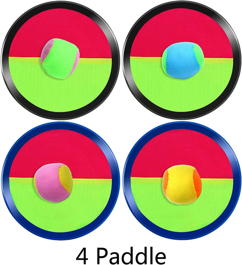 Aneco Paddle Catch Ball and Toss Game Set Disc Toss and Catch Paddle G