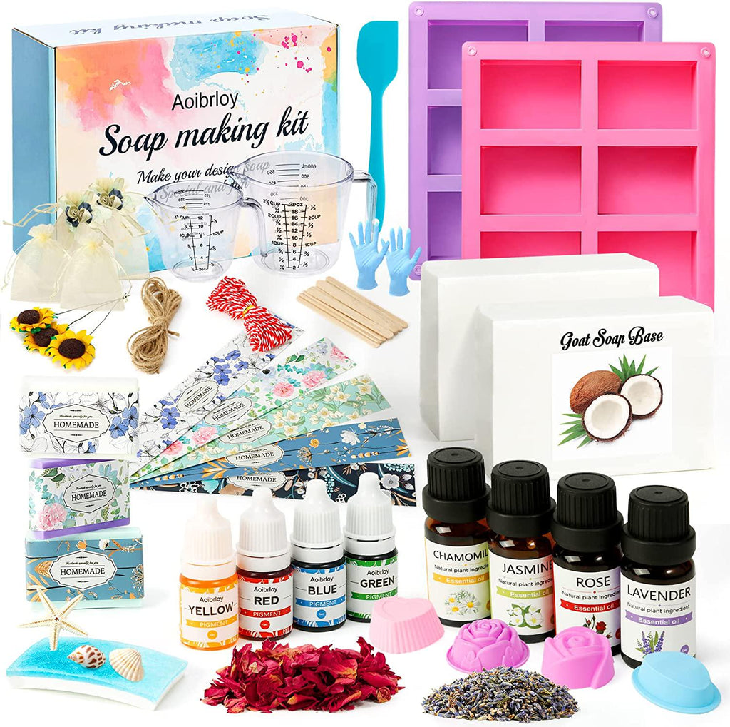Aoibrloy Soap Making Kit For Adults