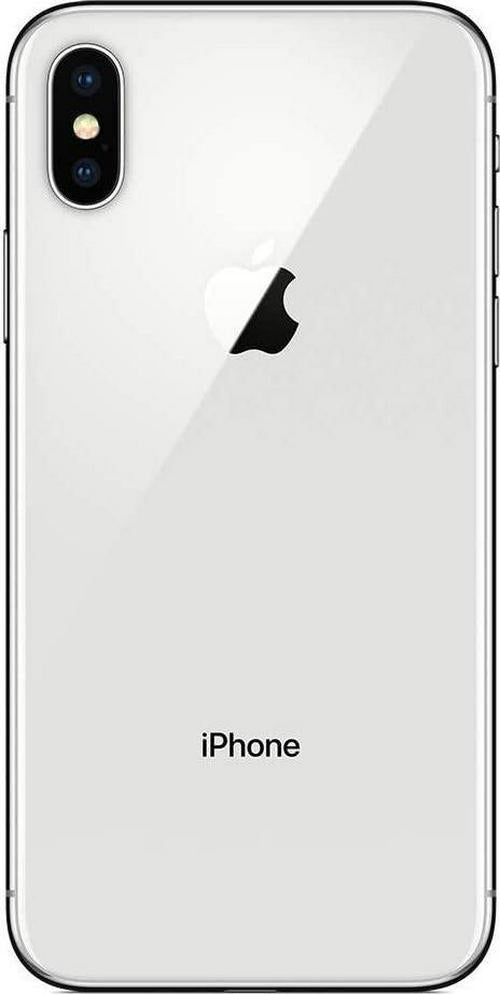 Apple iPhone X Silver 64GB SIM-Free Smartphone (Renewed)