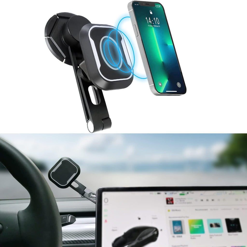 Arcoche Tesla Phone Holder Fit Model Y Model 3 Magnet Screen Cell Phon