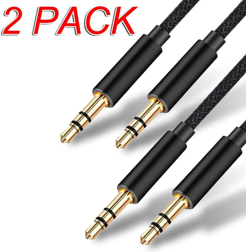 DUKABEL Top Series 3.5mm AUX Cable Lossless Audio Gold-Plated Auxiliary  Audio Cable Nylon Braided Male to Male Stereo Audio AUX Cord Car Headphones