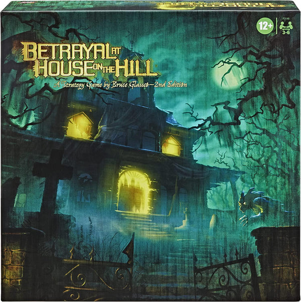 Avalon Hill - Betrayal At House On The Hill - 2Nd Edition - Cooperative Board Game - 50 Chilling Scenarios - D and D - Dungeons And Dragons - 3-6 Players - Family Board Games - F3148 - Ages 12+