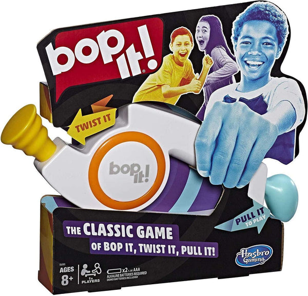 BOP IT! - Classic Size - Bop it, Twist it and Pull it - In the right sequence - Electronic Family Memory Games and Toys for Kids, Boys and Girls - Ages 8+