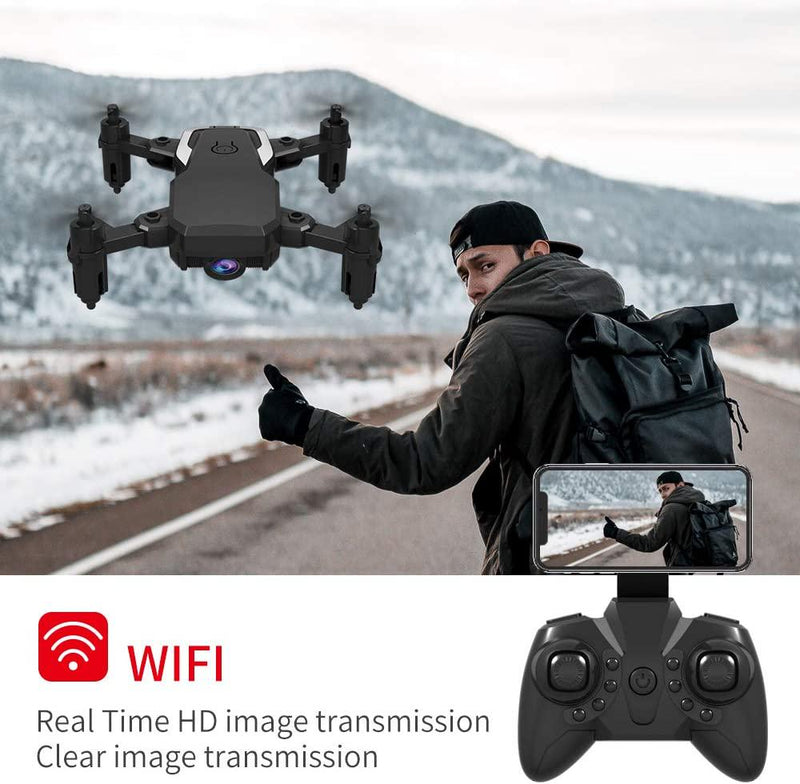 SANROCK U61W Drone - with Camera for Kids Adult Beginner 720P HD