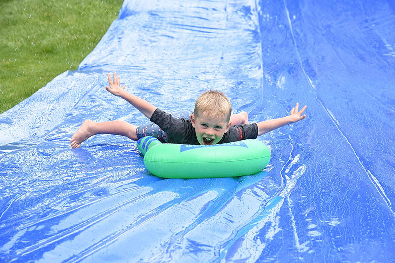 Backyard Blast Rider, Inflatable Body Board Slide Rider and Pool Float Toy