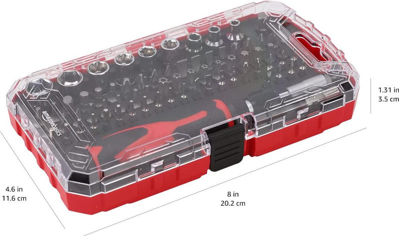 Basics 73-Piece Magnetic Ratchet Wrench and Screwdriver Set