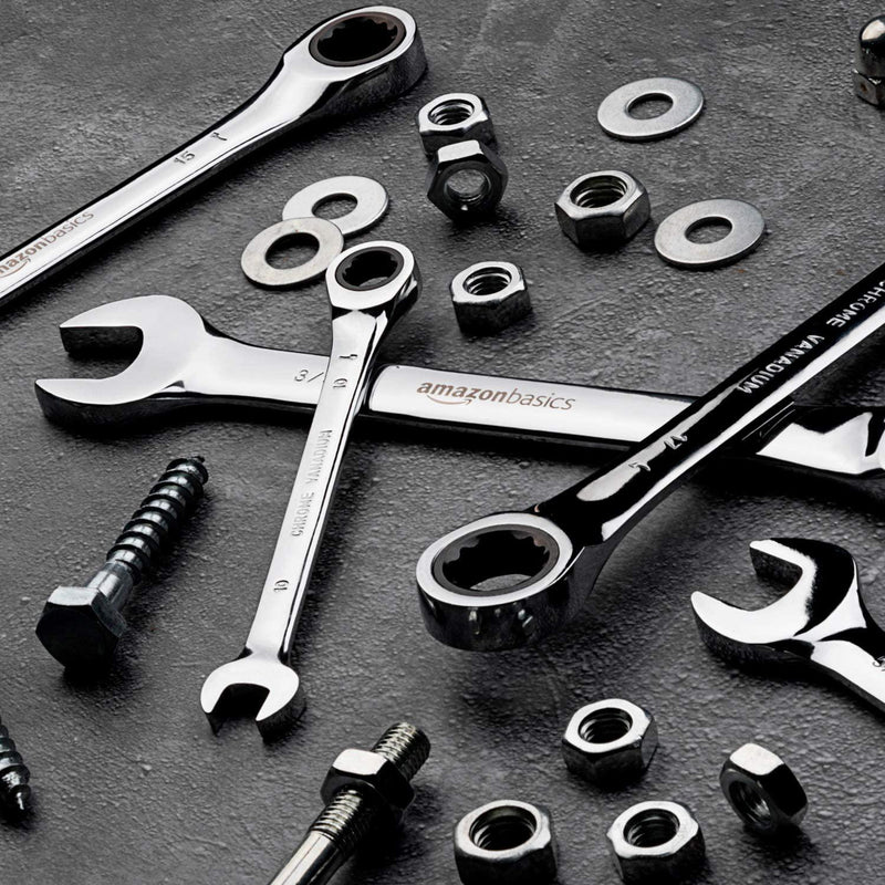 Basics Ratcheting Wrench Set - 20-Piece