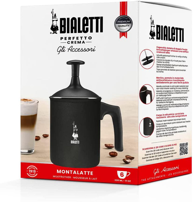 Mousseur à lait manuel Bialetti Cappuccinatore, 330 ml - Coffee Friend