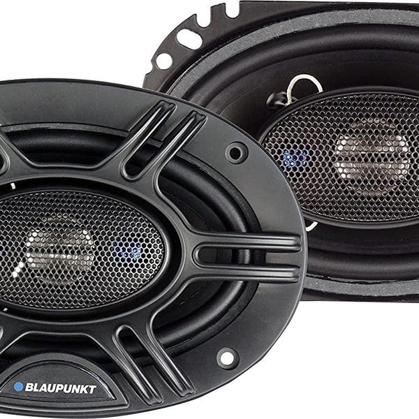 Blaupunkt 4 x 6-Inch 240W 4-Way Coaxial Car Audio Speaker, Set of 2