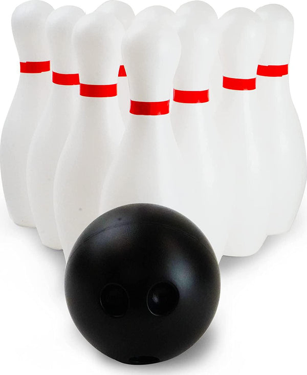 Boley Kids Bowling Set - 12 Piece Lawn Bowling Games Set - Portable Indoor or Outdoor Bowling Game - Toddler Bowling Pin and Ball Set