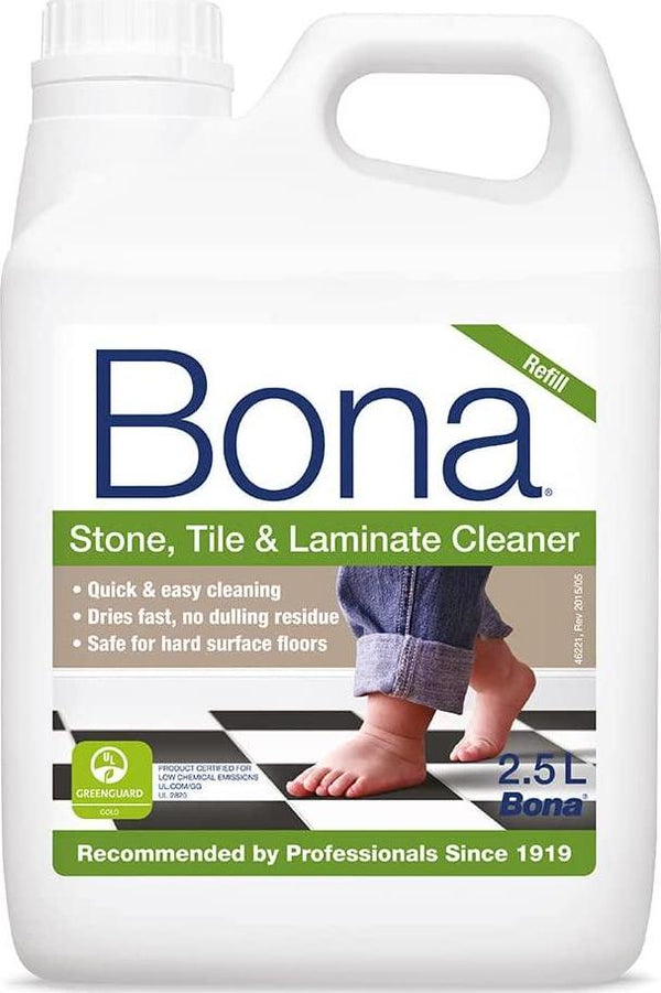 Bone Stone, Tile and Laminate Cleaner Refill 2.5 Litre (for use with Bona Spray Mop) Product Name