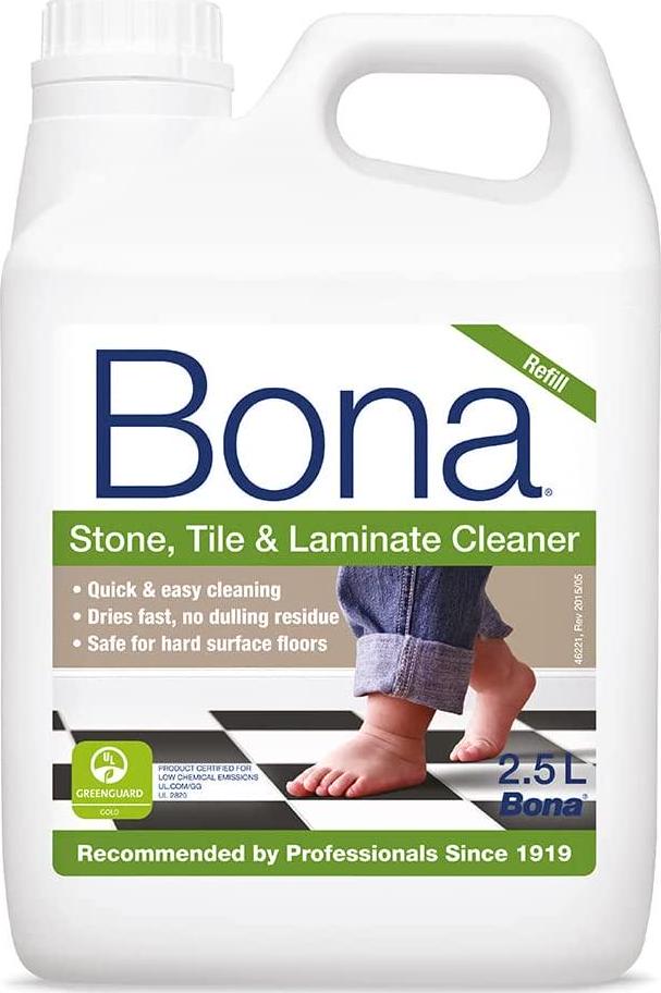 Bone Stone, Tile and Laminate Cleaner Refill 2.5 Litre (for use with Bona Spray Mop) Product Name