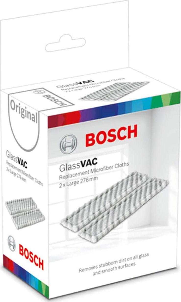 Bosch Replacement Large Microfibre Cloths (for Bosch GlassVAC Spray Bottle)